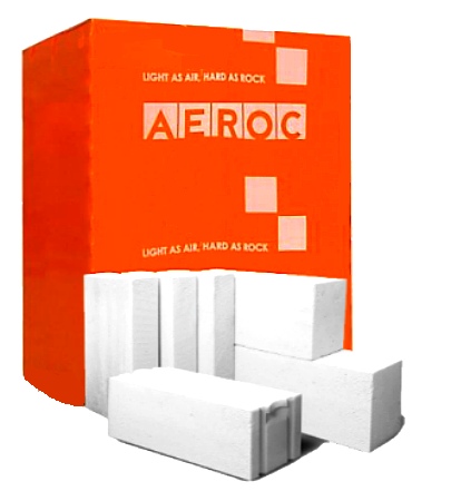 Блоки AEROC виготовлені з газобетону